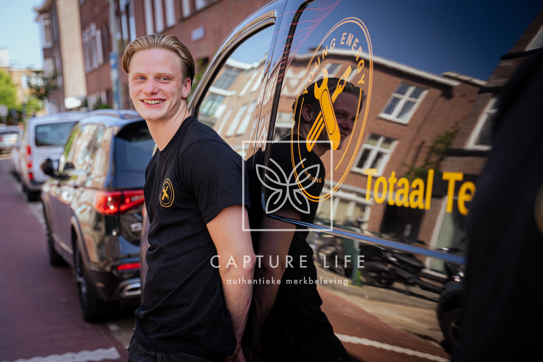 Young Energy Totaal Techniek bedrijfsbus